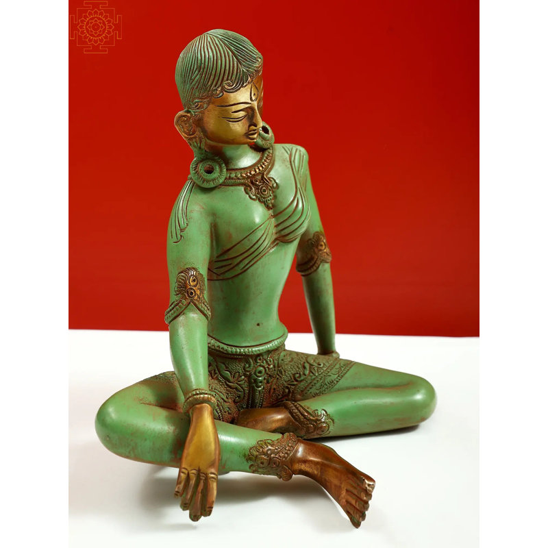Statue de divinité bouddhiste tibétaine Tara