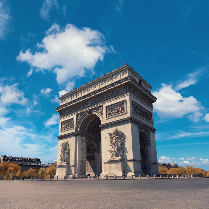 Emmi Arc De Triomphe, Paris - Wrapped Canvas Print, 51cm H x 51cm W x 3.8cm D
