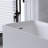 Solid Surface Matte Tub, Freestanding Solid Surface Resin Stone Bathtub, Solid Surface Matte White Soaking Tub,Free Standing Tub With Overflow And Pop-Up Drain
