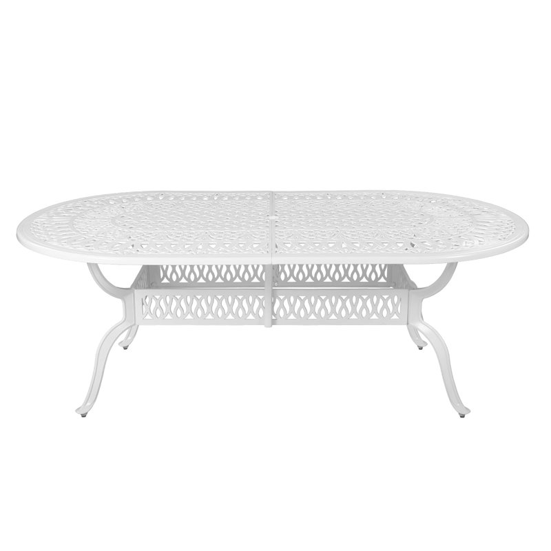 Grande table de salle à manger Dovecove, Blanc