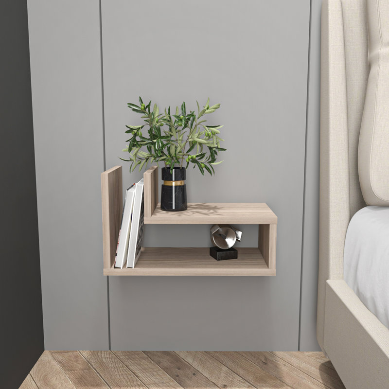 Renninger 45cm W Manufactured Wood Bedside Table, Cordoba
