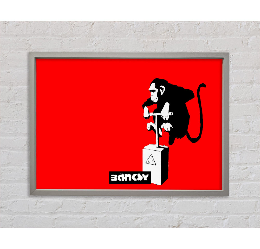 Gerahmtes Wandbild Monkey Detonator