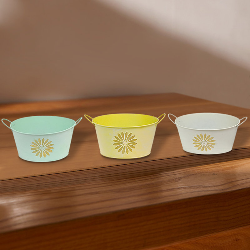 Metal Pot Planter