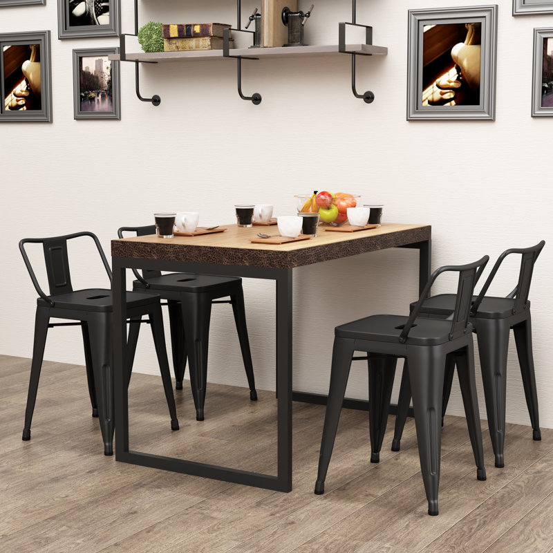 Avabella Counter Stool with Metal Frame