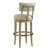 Malibu Swivel Upholstered Counter Stool with Metal Frame-58561798