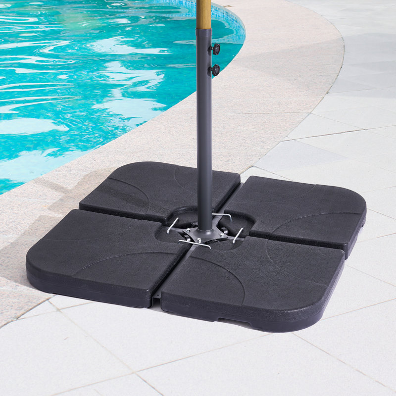 Base de parasol autoportante en plastique