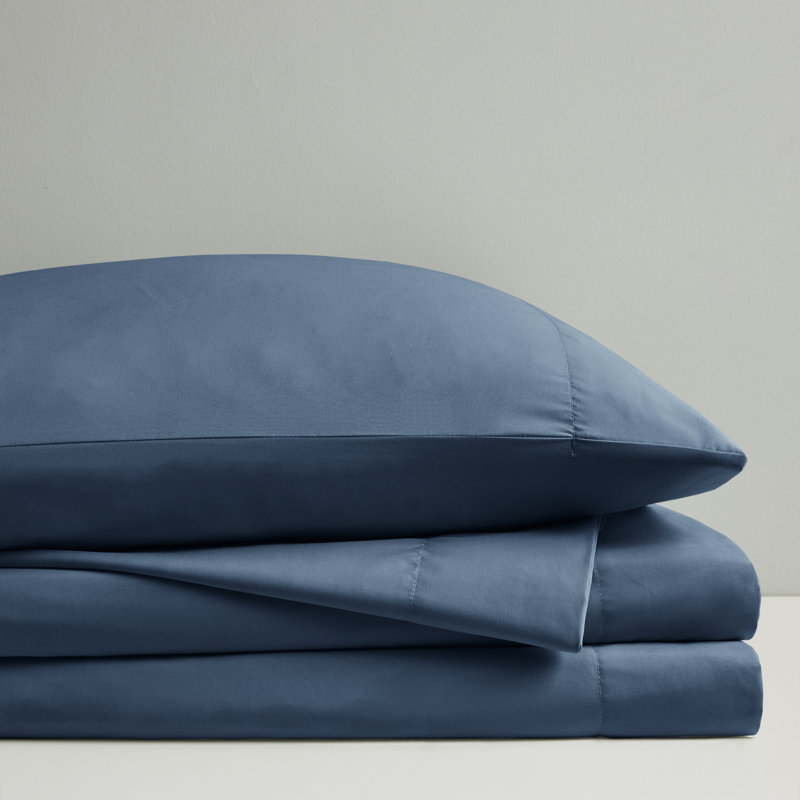 Smart All Season Microfiber Sheet Set, California King, Aqua
