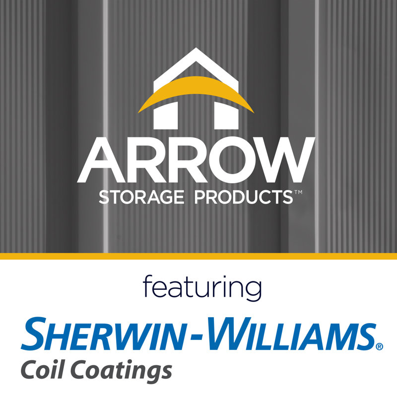 6 ft. x 5 ft. Charcoal Galvanized Steel Storage Shed