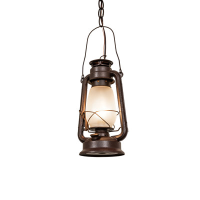 7" Wide Miners Lantern Mini Pendant