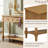 35.34" Wide 2 - Drawer Credenza Office Storage Cabinet-1742369044