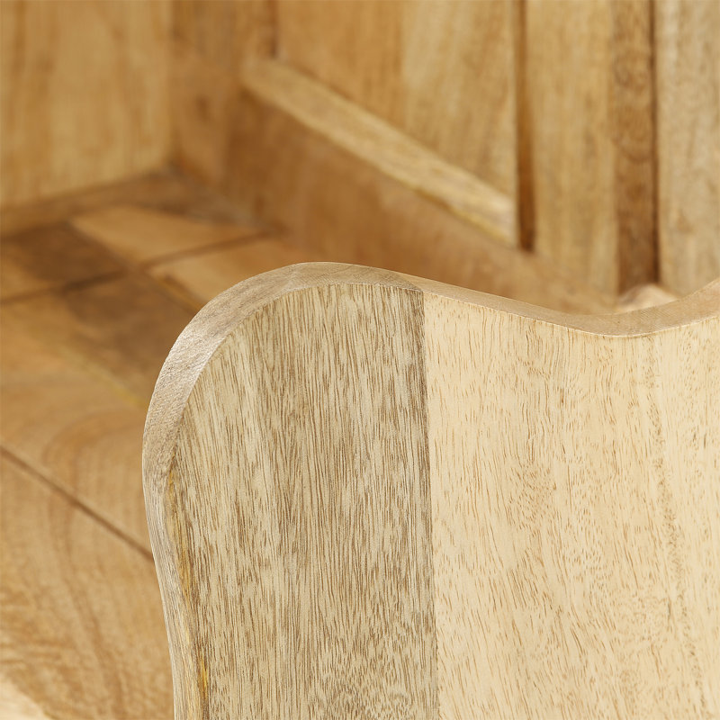 Solid Wood Storage Bench