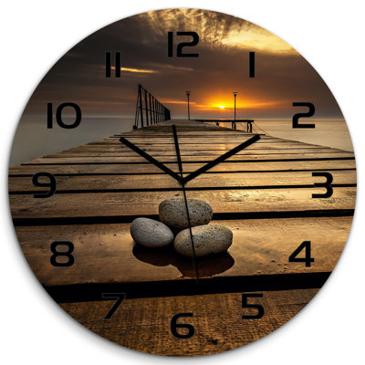 Jlyn Glass Wall Clock