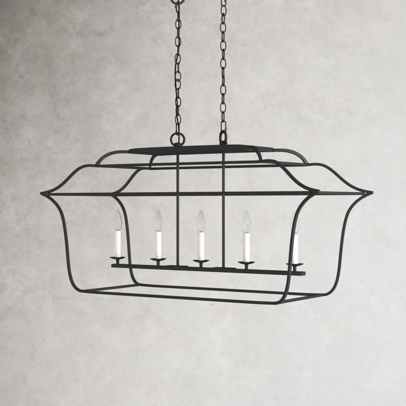 Lark 5 - Light Kitchen Island Pendant, Royal Ebony