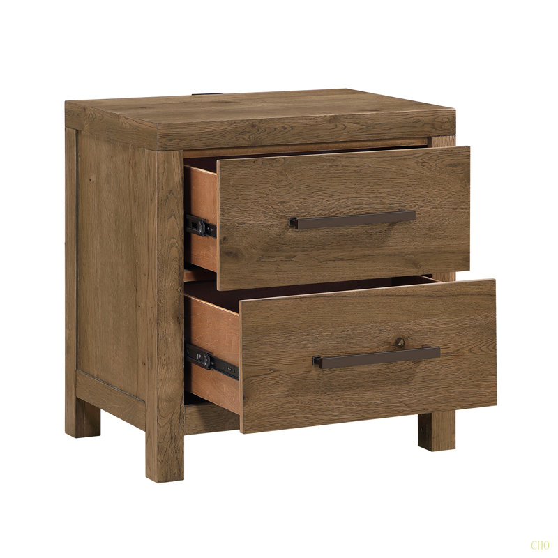 Table de chevet 1 pièce Rustic Modern