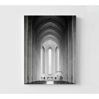 Photo d'architecture gothique encadrée, photographie d'arches, art mural surdimensionné d'architecture gothique, photographie gothique foncé