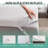 3 Inch Gel Memory Foam Mattress Topper, Cooling Bed Topper With Removable & Washable Cover, Soft Pain Relief & Pressure Reduction-1265370518