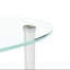 Table basse ovale en verre transparent-45242065
