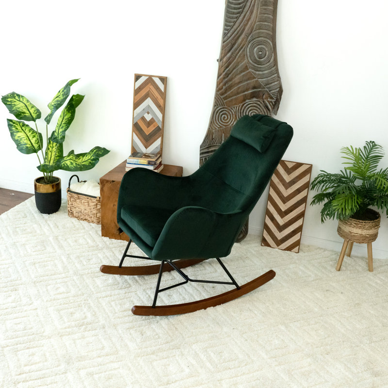 Chaise berçante Niell, Vert