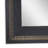Wall Black Mirror With Golden Embossing