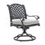 Ensemble repas d'extérieur en aluminium avec coussin-111332894-111332895