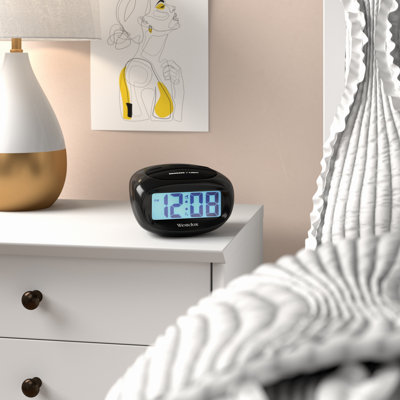 Très grande horloge de table lcd facile à lire