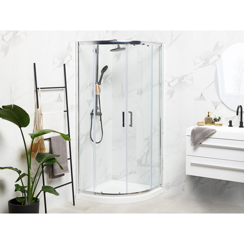 Alpert Jukatan Quadrant Shower Enclosure, 185cm H x 80cm W x 80cm D