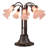 24"H Pink Pond Lily 10 LT Table Lamp-2059675657