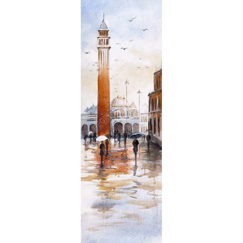 "La place Saint-Marc à Venise" sur toile