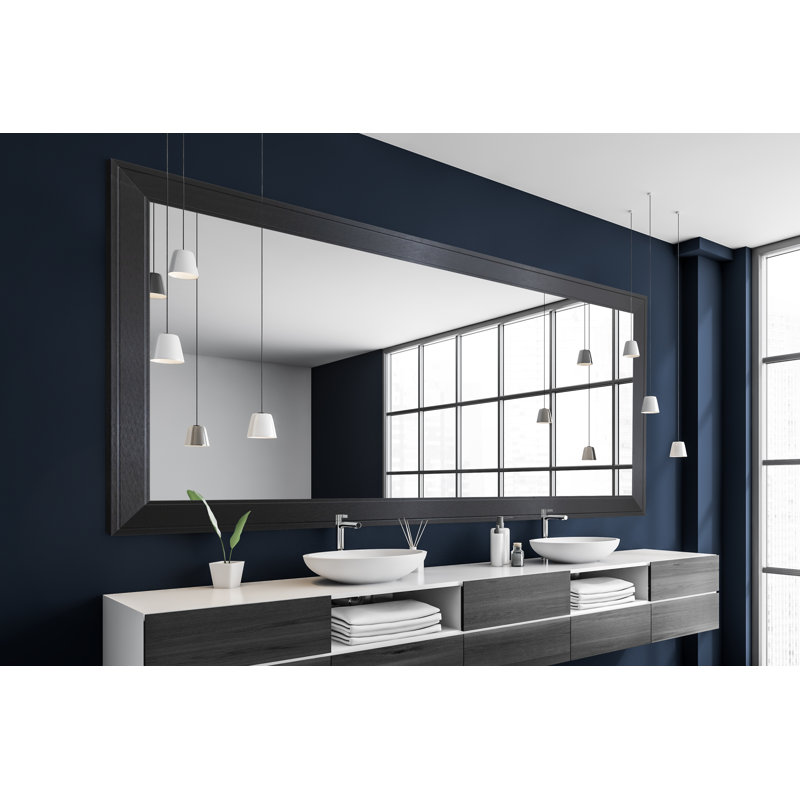 Abdelmalek Engineered Wood Flat Mirror, 31" x 69"