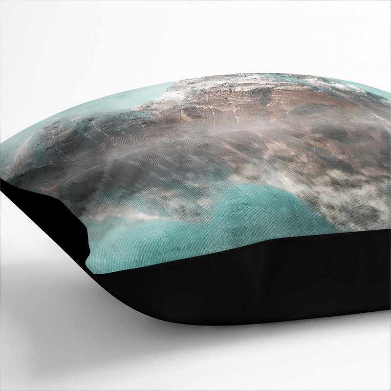 Square Cushion, 40cm H x 40cm W x 15cm D, Black