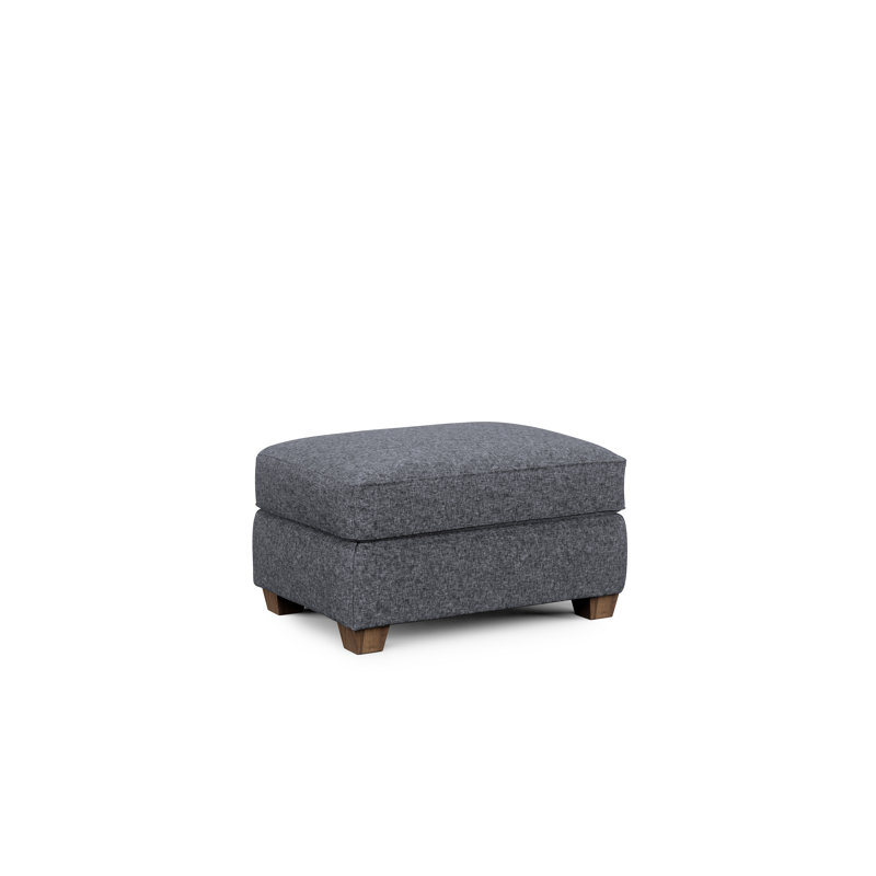 Tobias Chair & Ottoman, Indigo Blue