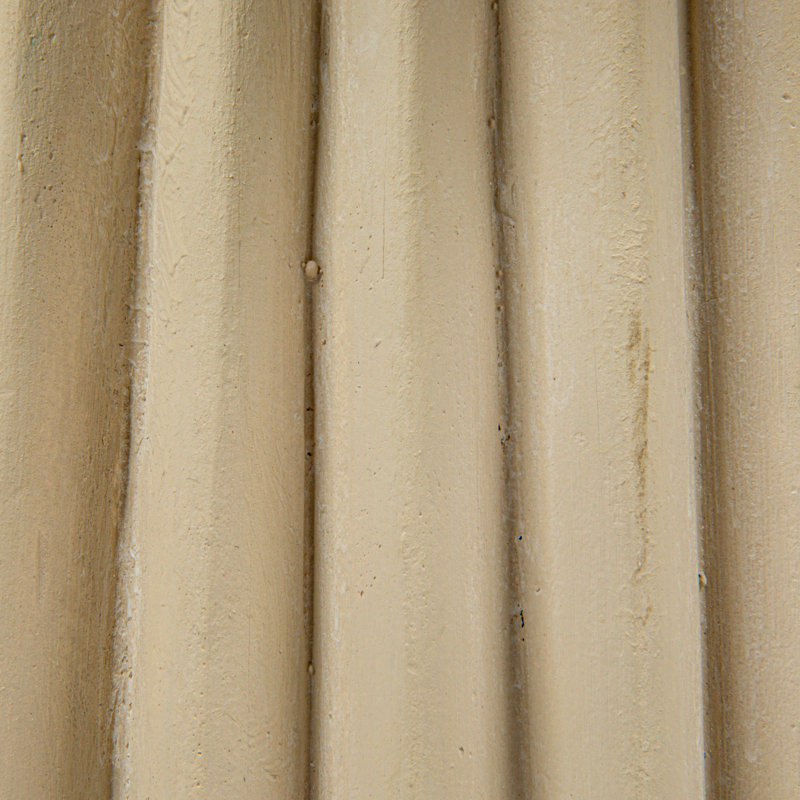 Table d'appoint en oxyde de magnésium, Crème, crème