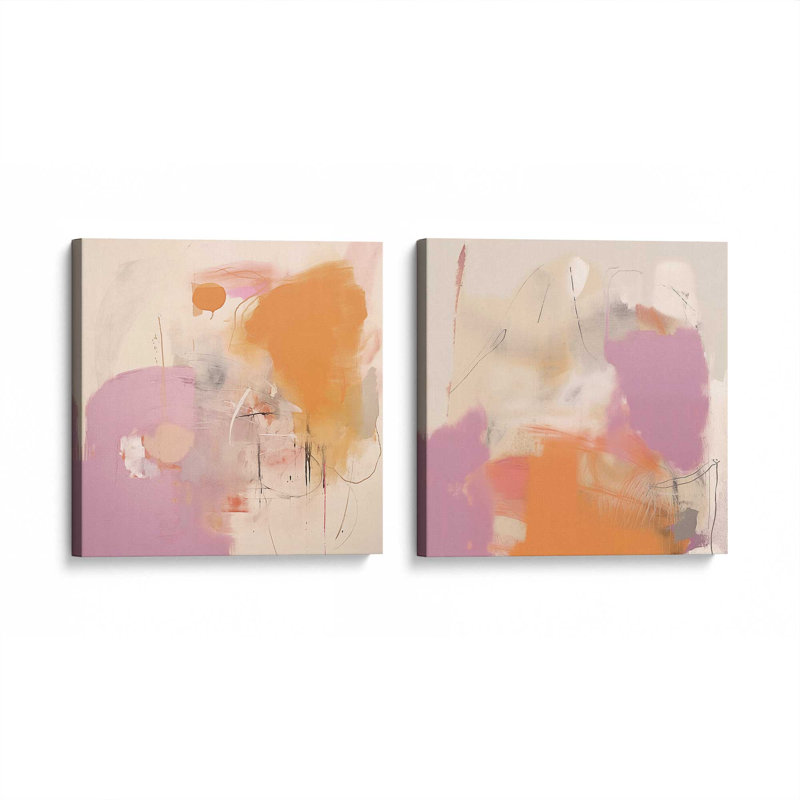 "Cotton Candy Delight" par Golden Glow Interiors 2 - Pièces sur toile, Toile tendue, H 12 po x l 12 po