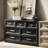 Rylo Wooden 7 Drawer Dresser For Bedroom, 53.5" Wide Modern Closet Organizers, Large Storage Cabinet With Metal Handle, Tv Stand For Living Room, Hallway, Dining Room, Office-368125803