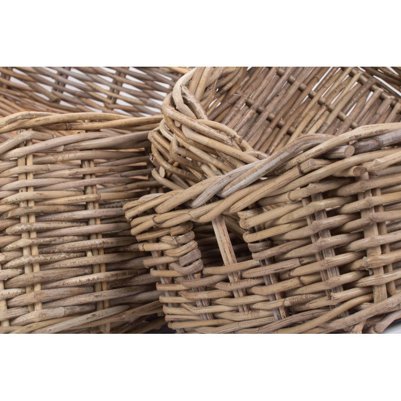 Rattan 4 Piece Storage Basket Set