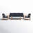 Berenisse 5 - Person Patio Conversation Sets with Cushions