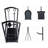 17.8'' W Metal Log Rack