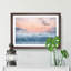 Sea and Clouds in Blue and Pink - Framed Print-56705695-56705696