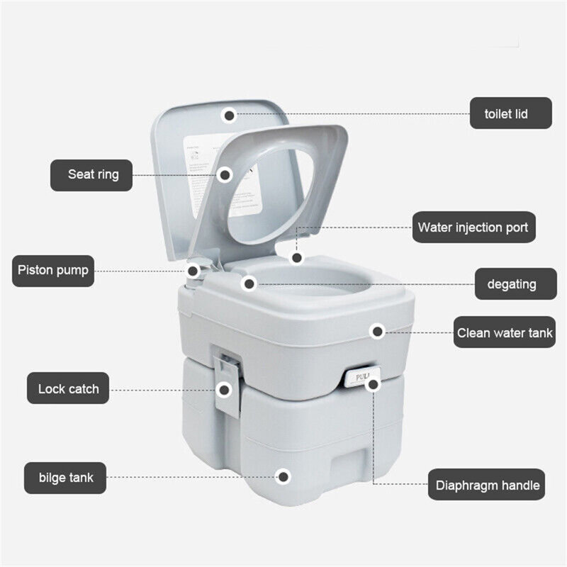 Toilette une pièce à double chasse (siège non inclus)