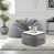 Mélange de polyester gris foncé sélectionné
