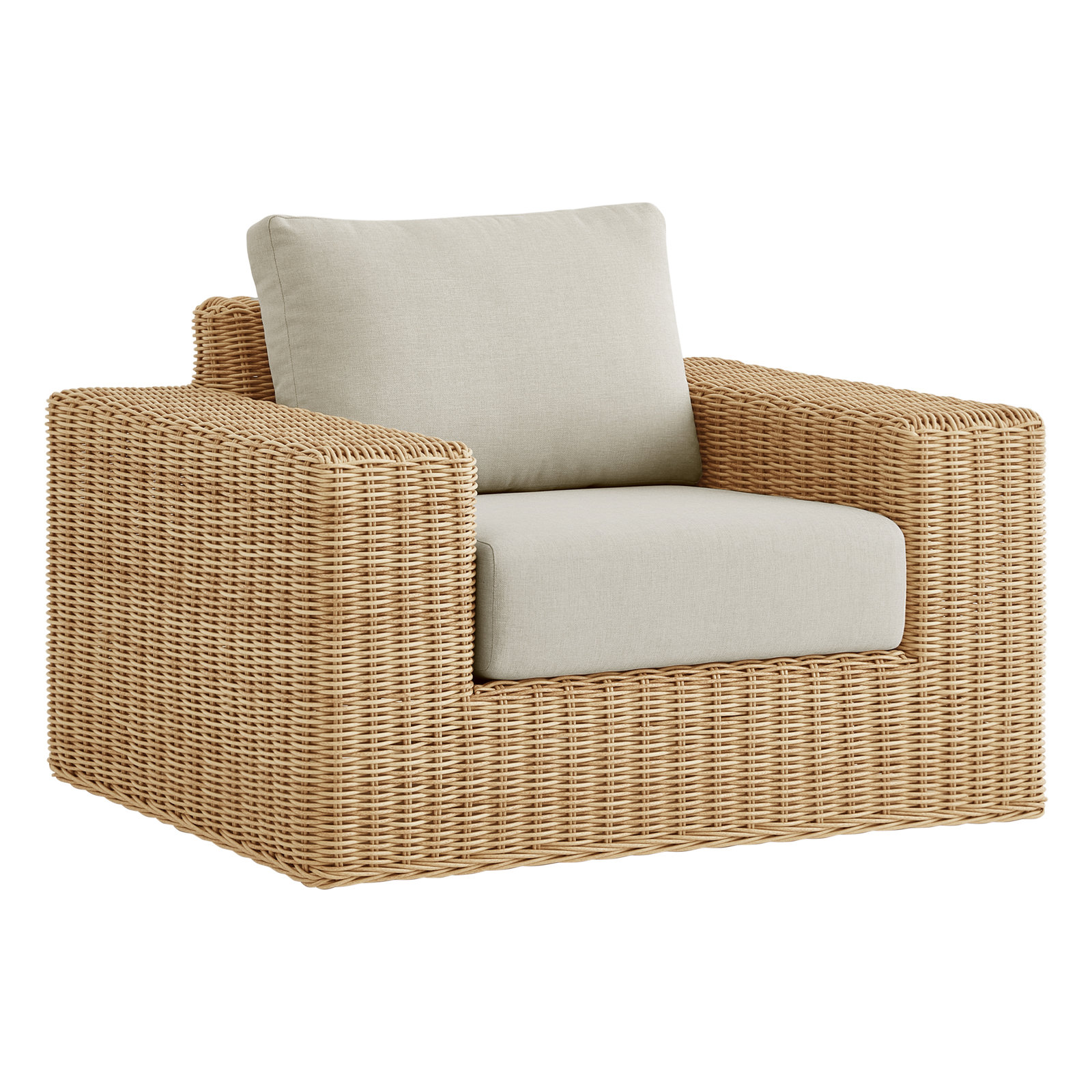 Emery Wicker Outdoor Lounge Chair