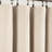 Linen Button Cotton Blend Blackout Curtain Single Panel-75021100