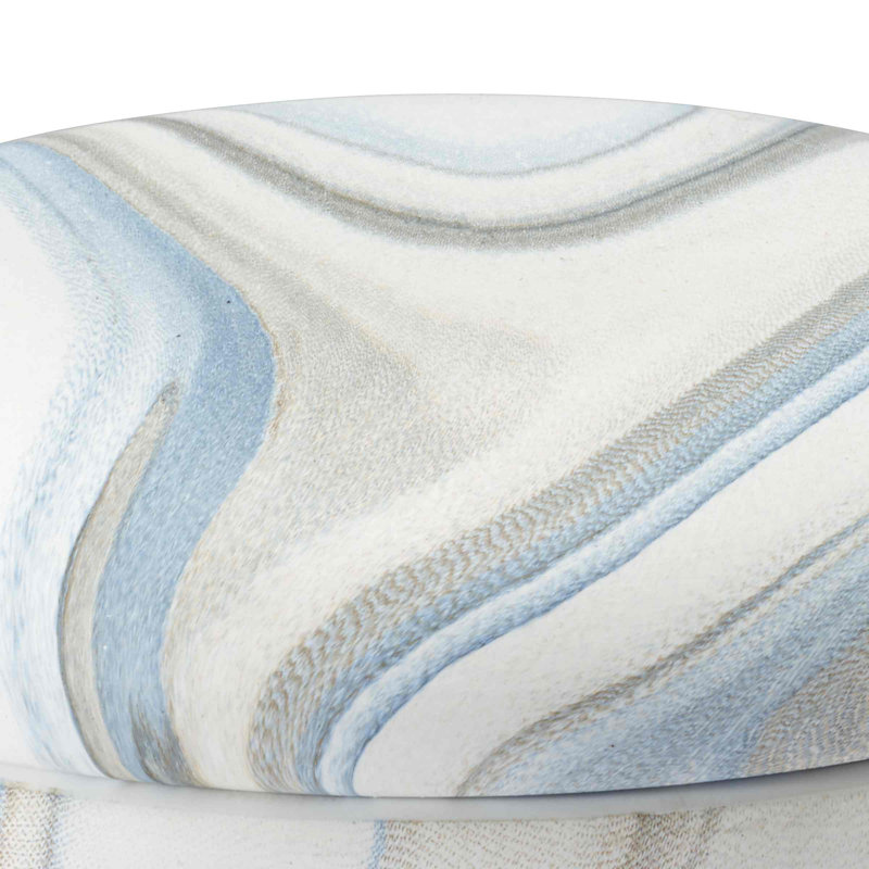 Waves Bath Blue Jar