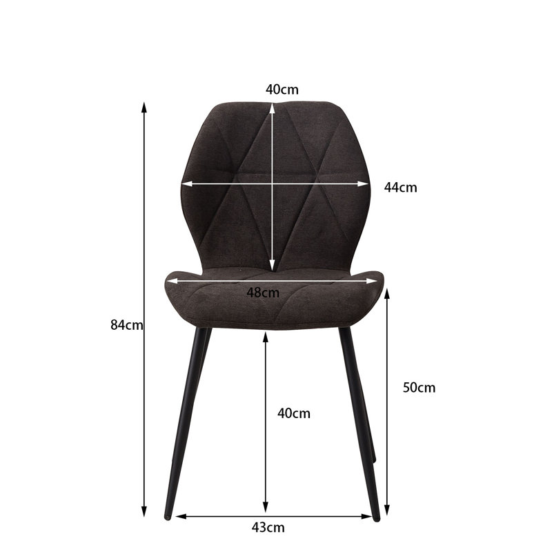 Modern Simple Round Solid Wood Dining Table Set - Set Of 4 Diamond Pattern Velvet Dining Chairs - Metal Legs - For Living Room/Bedroom