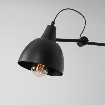 Goldia Steel Swing Arm Sconce
