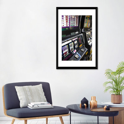 « aéroport international mccarran, las vegas, nevada », reproduction de photo sur toile tendue