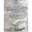 High-Quality Hand-Knotted White And Black Area Rug-329530683