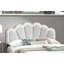 1Pc Full Size Bed Wool Fabric Headboard W LED Fully Upholstered Platform Bed Frame-1020434710-1020434713