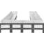 Canapé modulaire d'extérieur en U avec coussins Marquice-61209845-61209843
