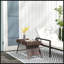 Table d'appoint pliante en rotin